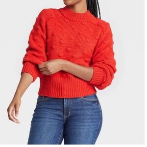 Universal Thread Bobble Sweater Red Orange
Crewneck Polka Dot size XL 87% Cotton
